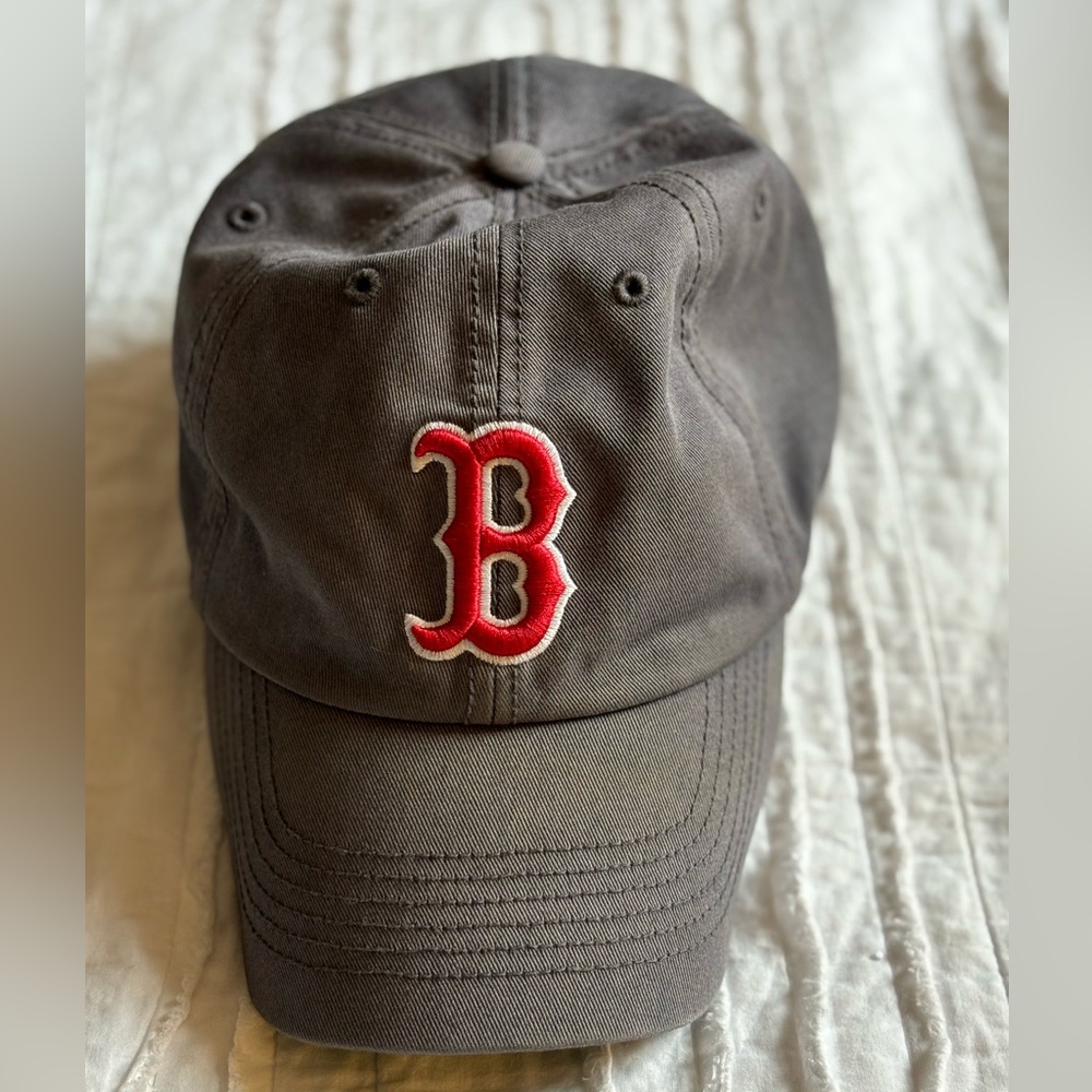 Large 47 brand Red Sox hat fitted.